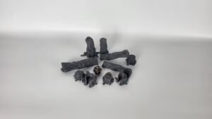 3d printed fallen trees and stumps